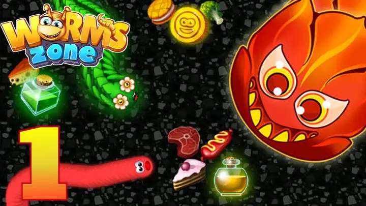 รีวิวเกม Worms Zone.io – Hungry Snake